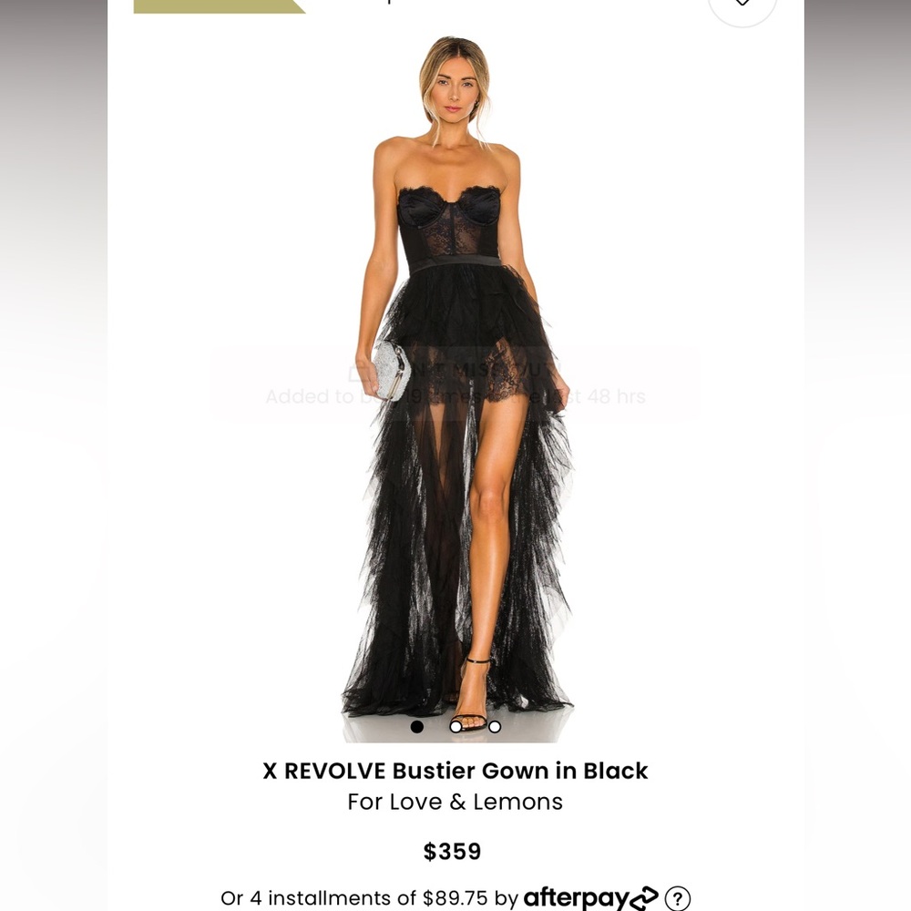 X REVOLVE Bustier Gown in Black
For Love & Lemons